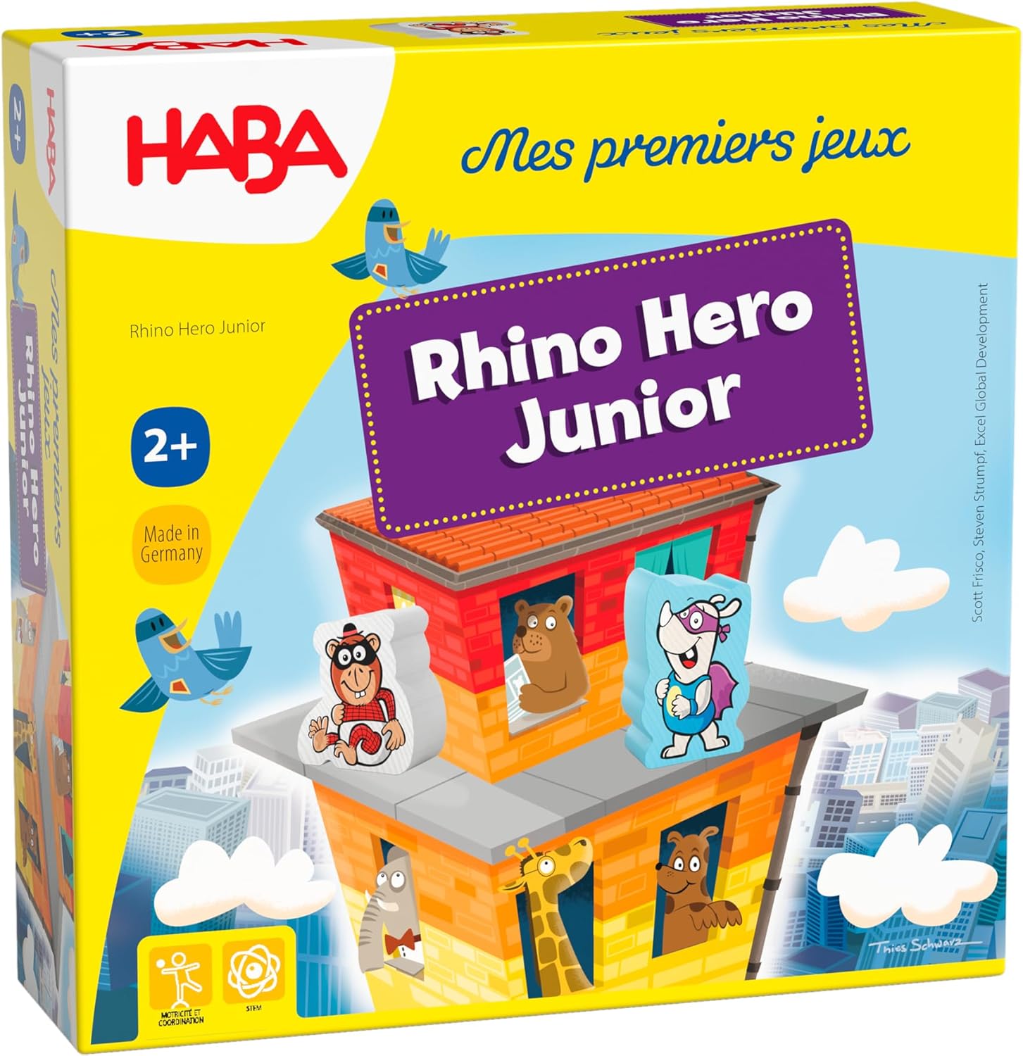 Ficha del juego Rhino Hero Junior