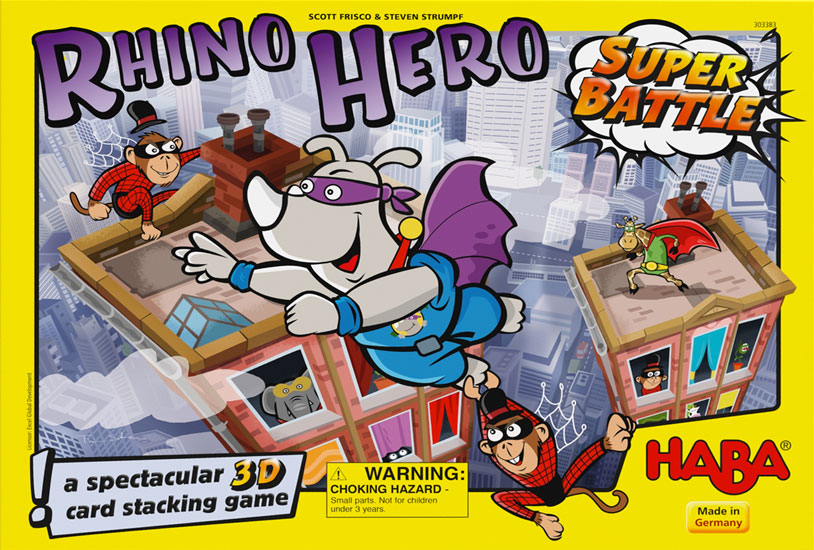 Ficha del juego Rhino Hero Super Battle