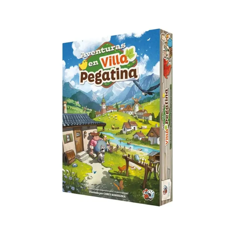 Aventuras en Villa Pegatina juego de mesa